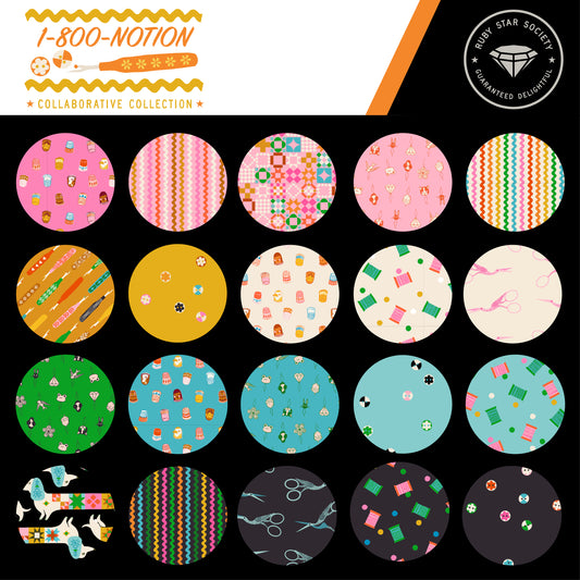 1 800 Notion Layer Cake® RS5207LC Ruby Star 10"x10"