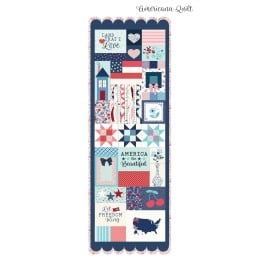 Kimberbell Star Spangled Beauty Ladder Quilt Embroidery Book, Embellishments, and fabric Kit  Pre Order