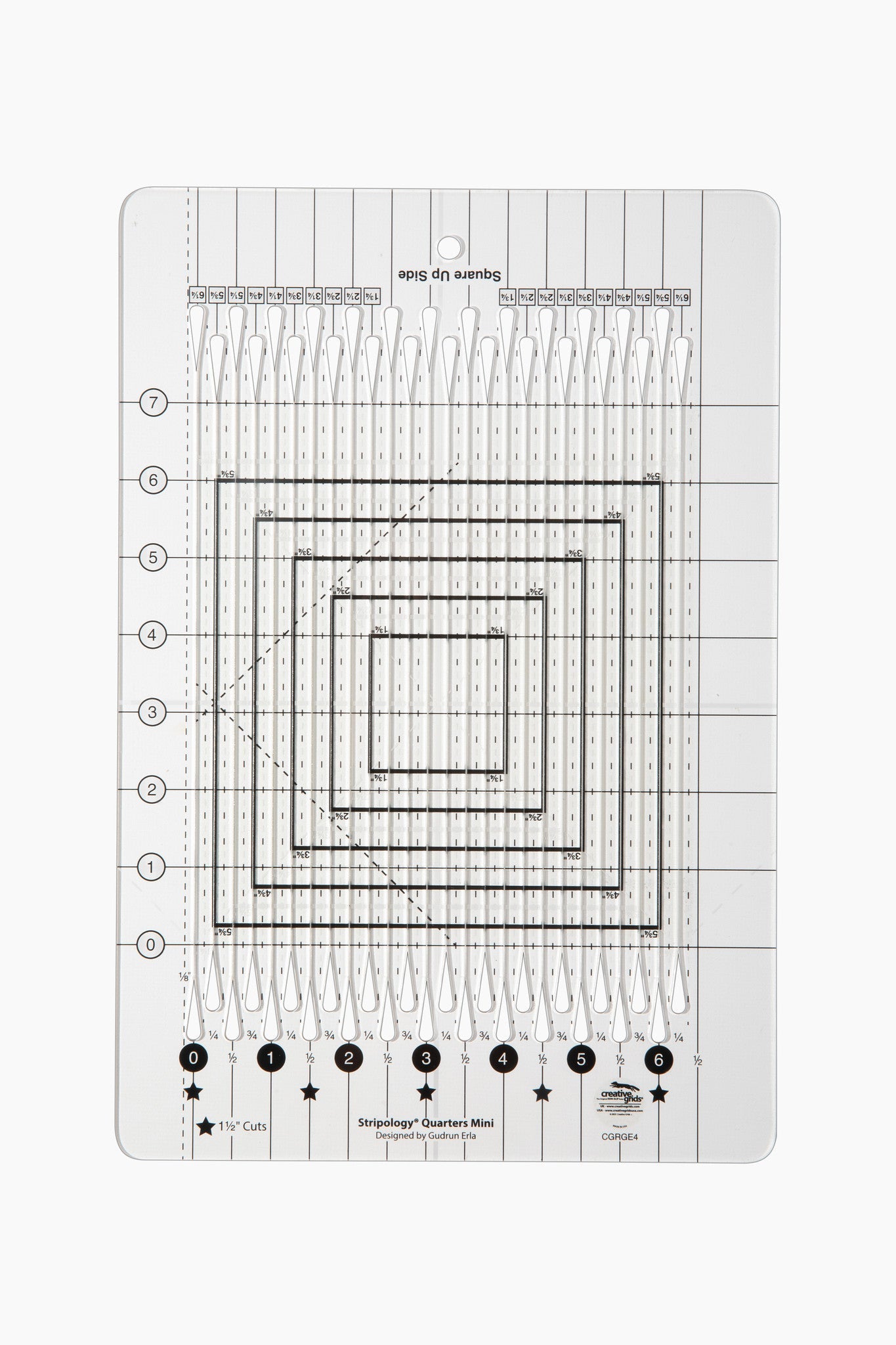Stripology© Quarters MINI Ruler CGRGE4