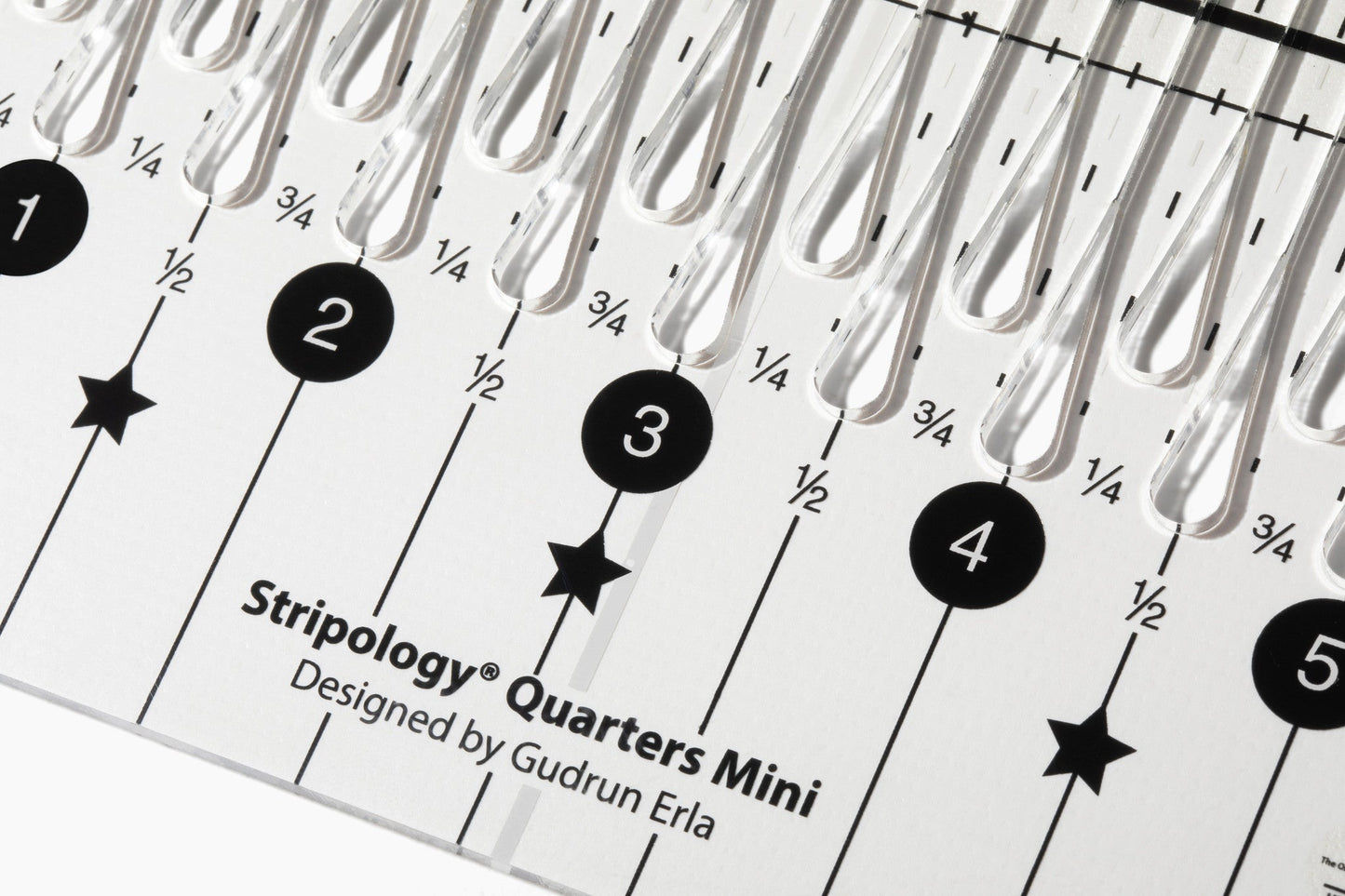 Stripology© Quarters MINI Ruler CGRGE4