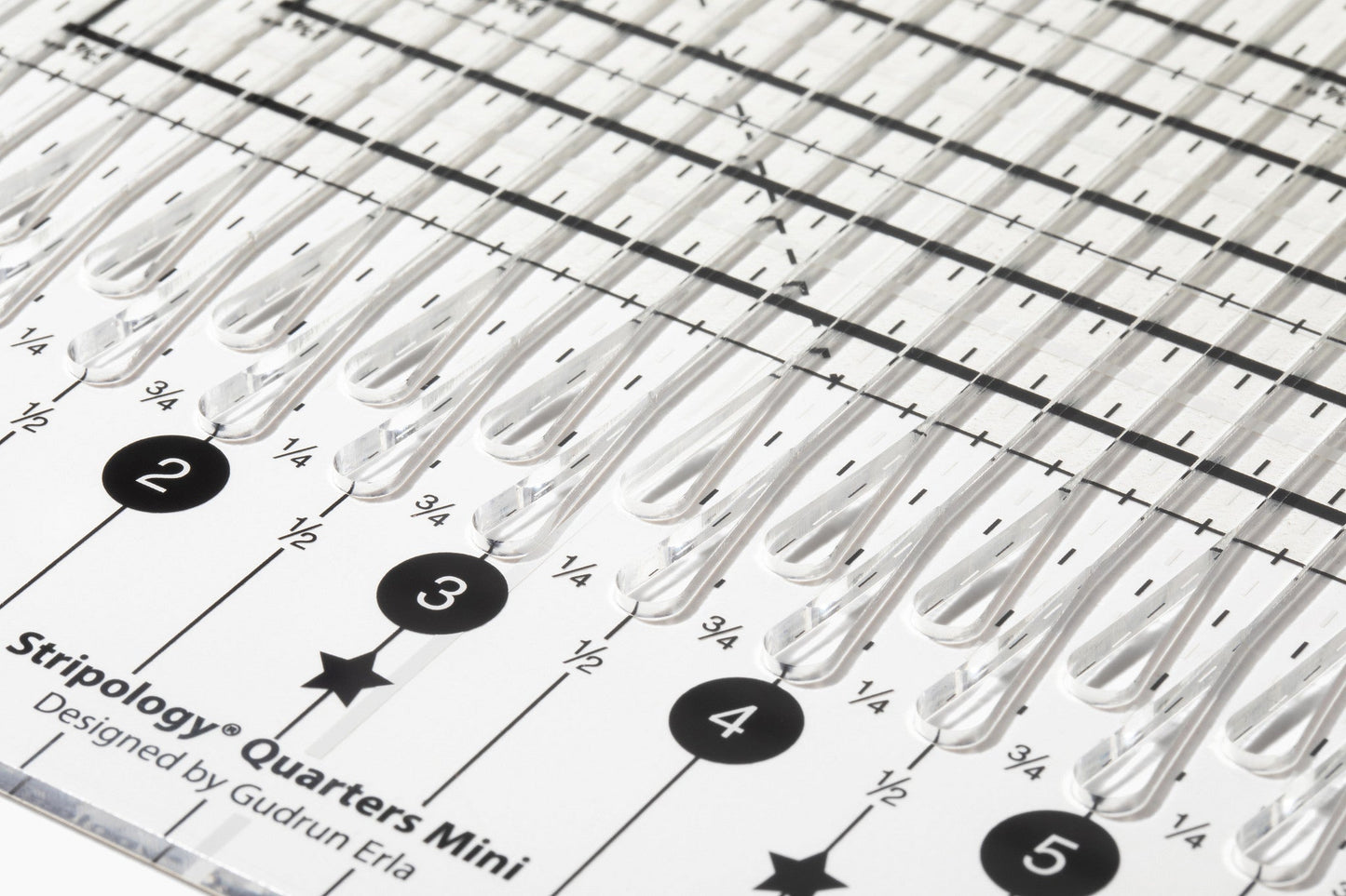 Stripology© Quarters MINI Ruler CGRGE4