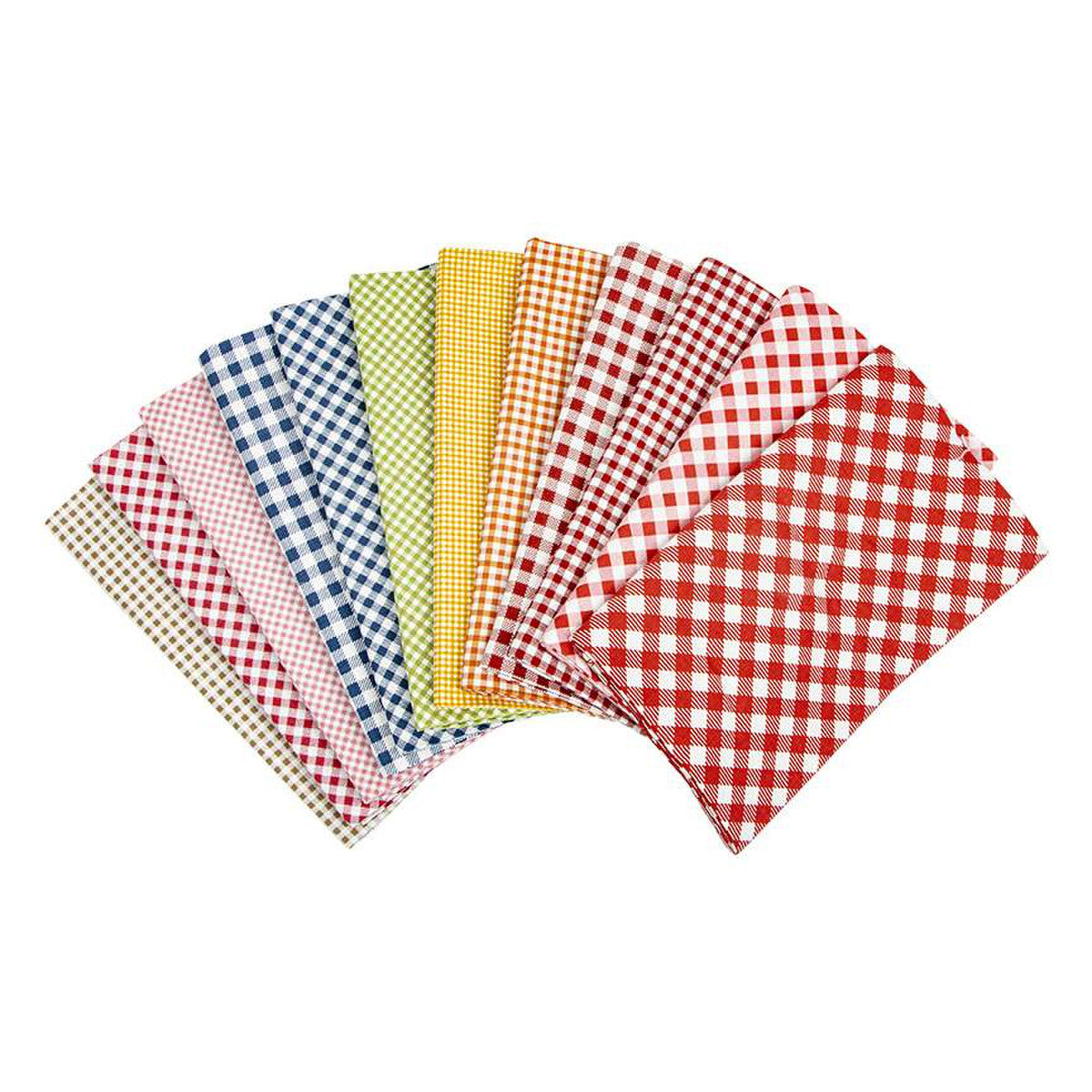 Lori Holt Bee Ginghams 1-Yard Bundle Cayenne (12 total)