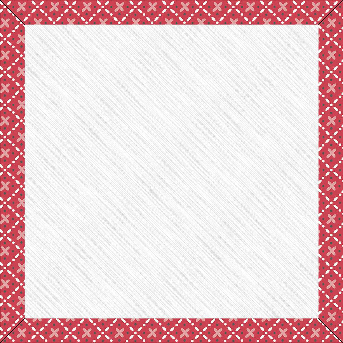 Lori Holt 7" Bitty Board Stitch Cayenne Plaid