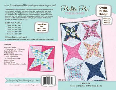 Pickle Pie Designs Kite Quilt Design
